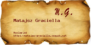 Matajsz Graciella névjegykártya